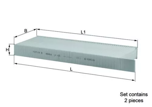 Filter, cabin air KNECHT LA 428/S)