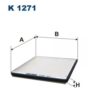 Filter, cabin air FILTRON K 1271)
