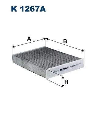 Filter, cabin air FILTRON K 1267A)
