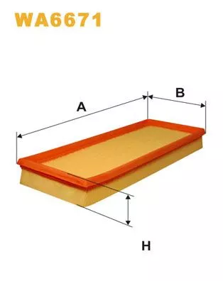 Air Filter WIX FILTERS WA6671)