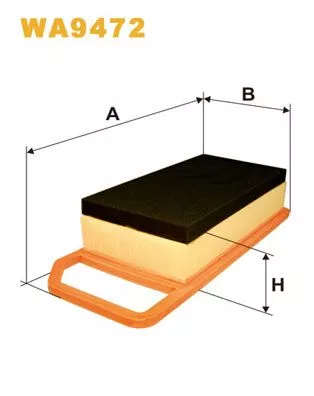 Air Filter WIX FILTERS WA9472)