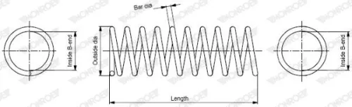 Suspension Spring MONROE SP3311)