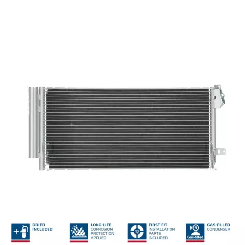 Condenser, air conditioning NISSENS 940169)