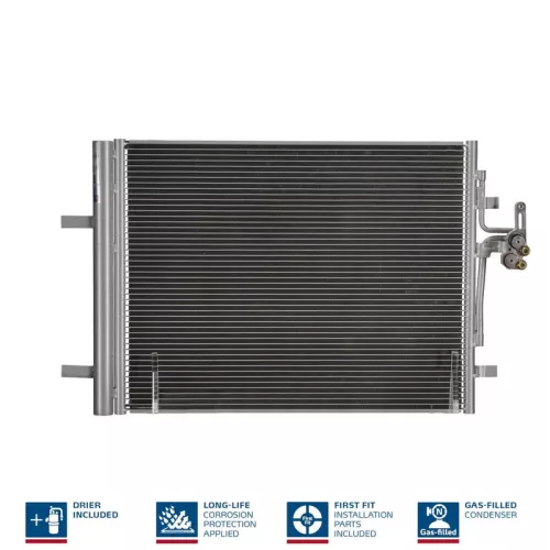 Condenser, air conditioning NISSENS 940155)