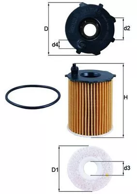 Oil Filter KNECHT OX 171/16D)