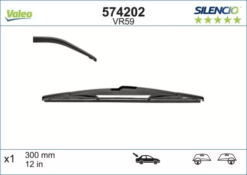 Wiper Blade VALEO 574202)