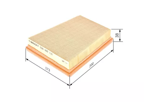 Air Filter BOSCH F 026 400 110)