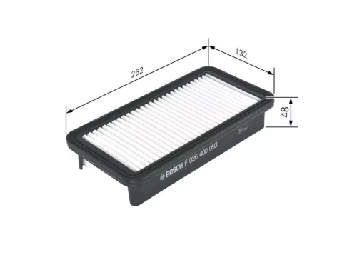 Air Filter BOSCH F 026 400 093)