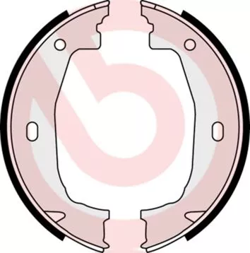 Brake Shoe Set, parking brake BREMBO S 06 510)
