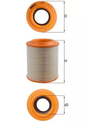 Air Filter KNECHT LX 1275)