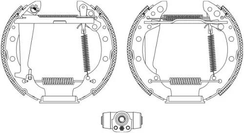 Brake Shoe Set TEXTAR 84044700)