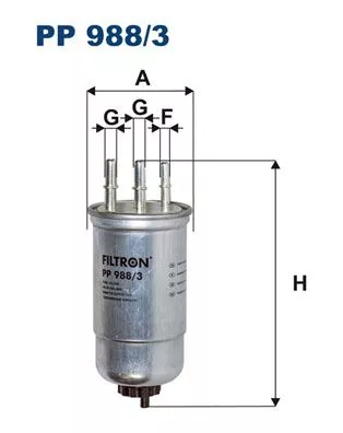Fuel Filter FILTRON PP 988/3)