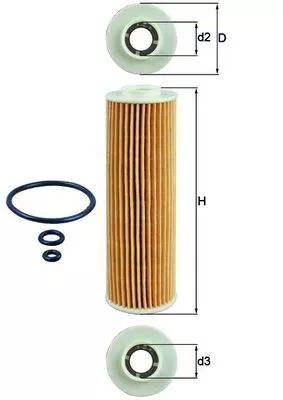 Oil Filter KNECHT OX 183/5D1)