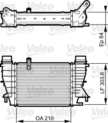 Charge Air Cooler VALEO 818251)