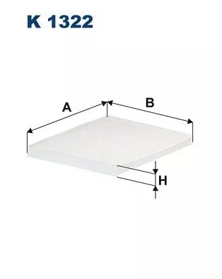 Filter, cabin air FILTRON K 1322)
