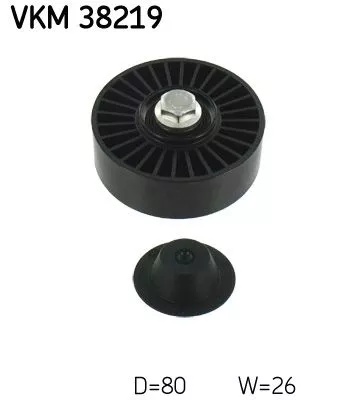 Deflection/Guide Pulley, V-ribbed belt SKF VKM 38219)