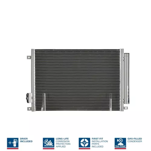 Condenser, air conditioning NISSENS 940280)
