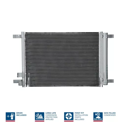 Condenser, air conditioning NISSENS 940319)