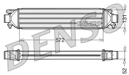 Charge Air Cooler DENSO DIT09107)