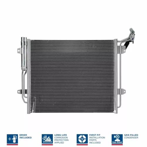 Condenser, air conditioning NISSENS 940256)