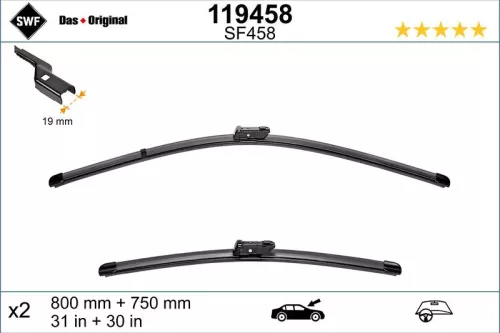 Wiper Blade SWF 119458)