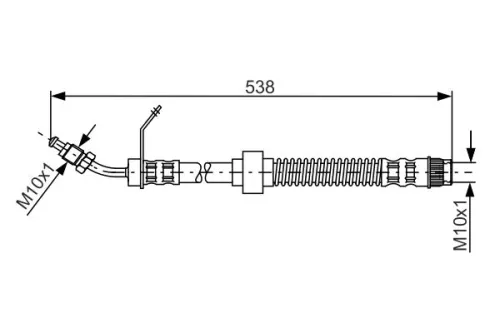 Brake Hose BOSCH 1 987 481 151)