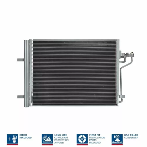 Condenser, air conditioning NISSENS 940398)