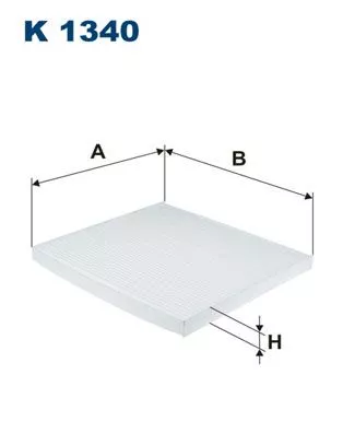 Filter, cabin air FILTRON K 1340)