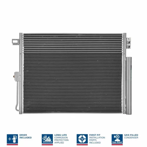 Condenser, air conditioning NISSENS 940411)