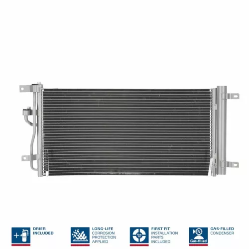 Condenser, air conditioning NISSENS 940569)