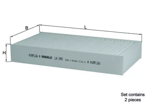 Filter, cabin air KNECHT LA 295/S)