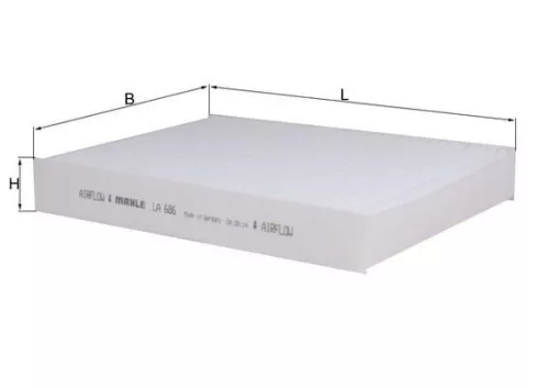 Filter, cabin air KNECHT LA 686)