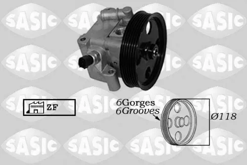 Hydraulic Pump, steering SASIC 7076075)