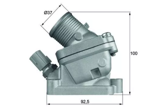 Thermostat, coolant MAHLE TH 36 90D)