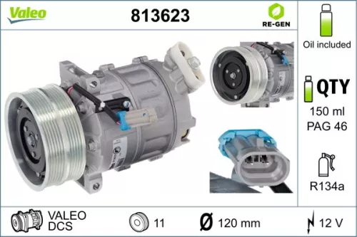 Compressor, air conditioning VALEO 813623)
