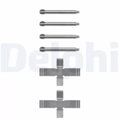 Accessory Kit, disc brake pad DELPHI LX0070)