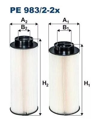 Fuel Filter FILTRON PE 983/2-2x)