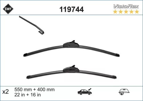Wiper Blade SWF 119744)