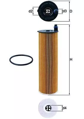 Oil Filter KNECHT OX 823/6D)