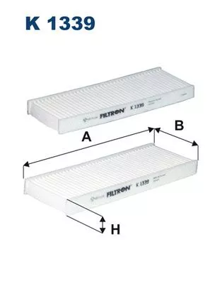 Filter, cabin air FILTRON K 1339-2x)