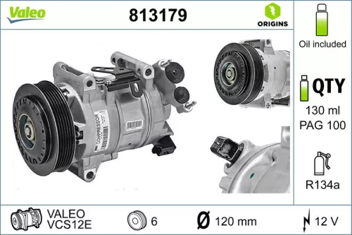Compressor, air conditioning VALEO 813179)