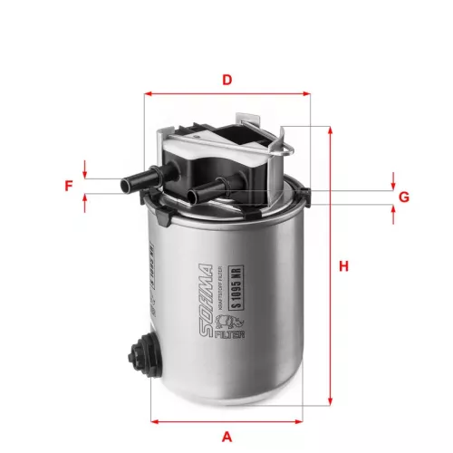 Fuel Filter SOFIMA S 1095 NR)