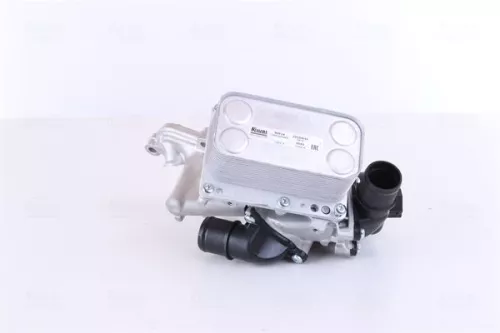Oil Cooler, engine oil NISSENS 90924)