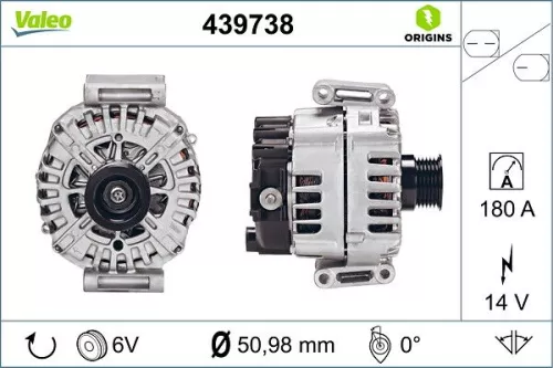 Alternator VALEO 439738)