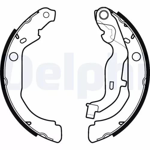 Brake Shoe Set DELPHI LS2127)