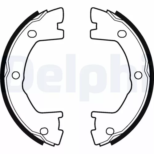 Brake Shoe Set DELPHI LS2115)