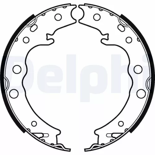 Brake Shoe Set DELPHI LS2125)
