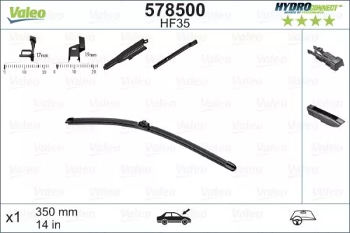 Wiper Blade VALEO 578500)