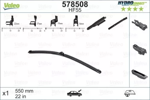 Wiper Blade VALEO 578508)