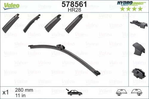 Wiper Blade VALEO 578561)